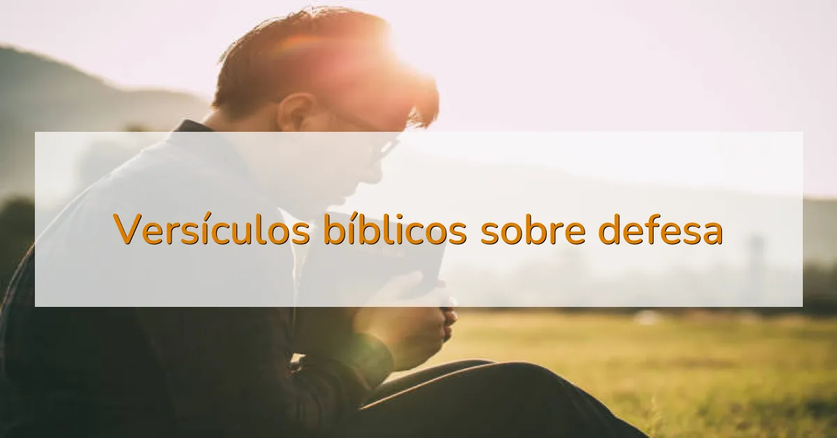 Versículos bíblicos sobre defesa
