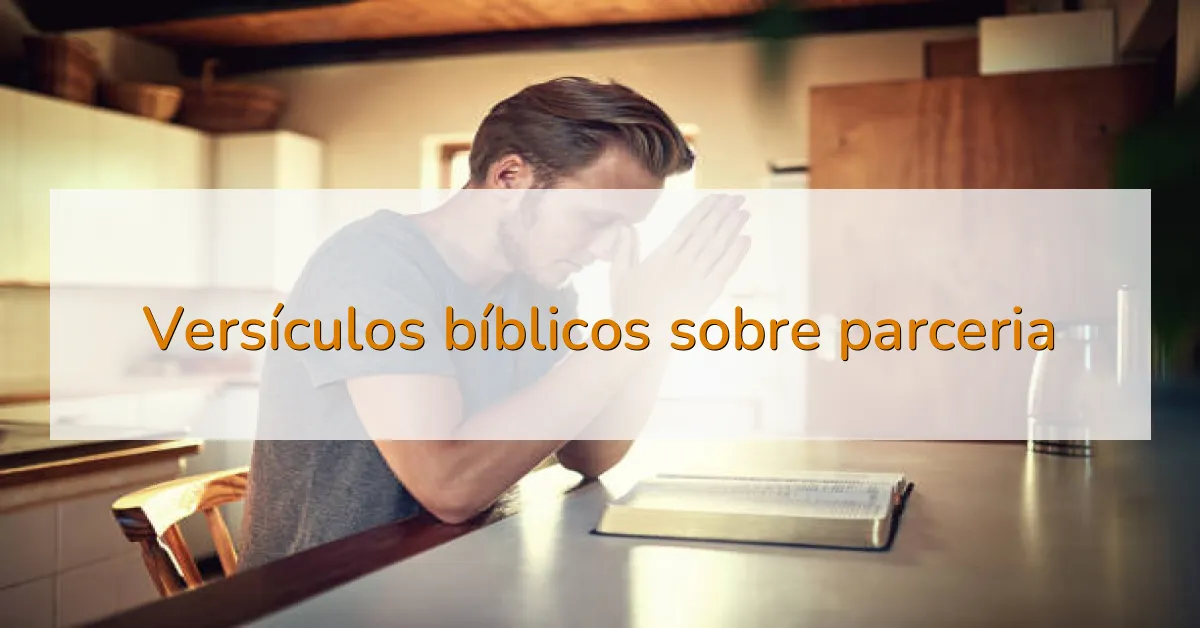 Versículos bíblicos sobre parceria
