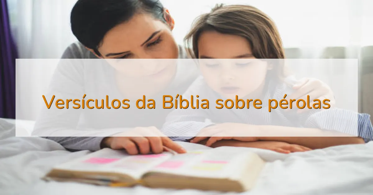 Versículos da Bíblia sobre pérolas